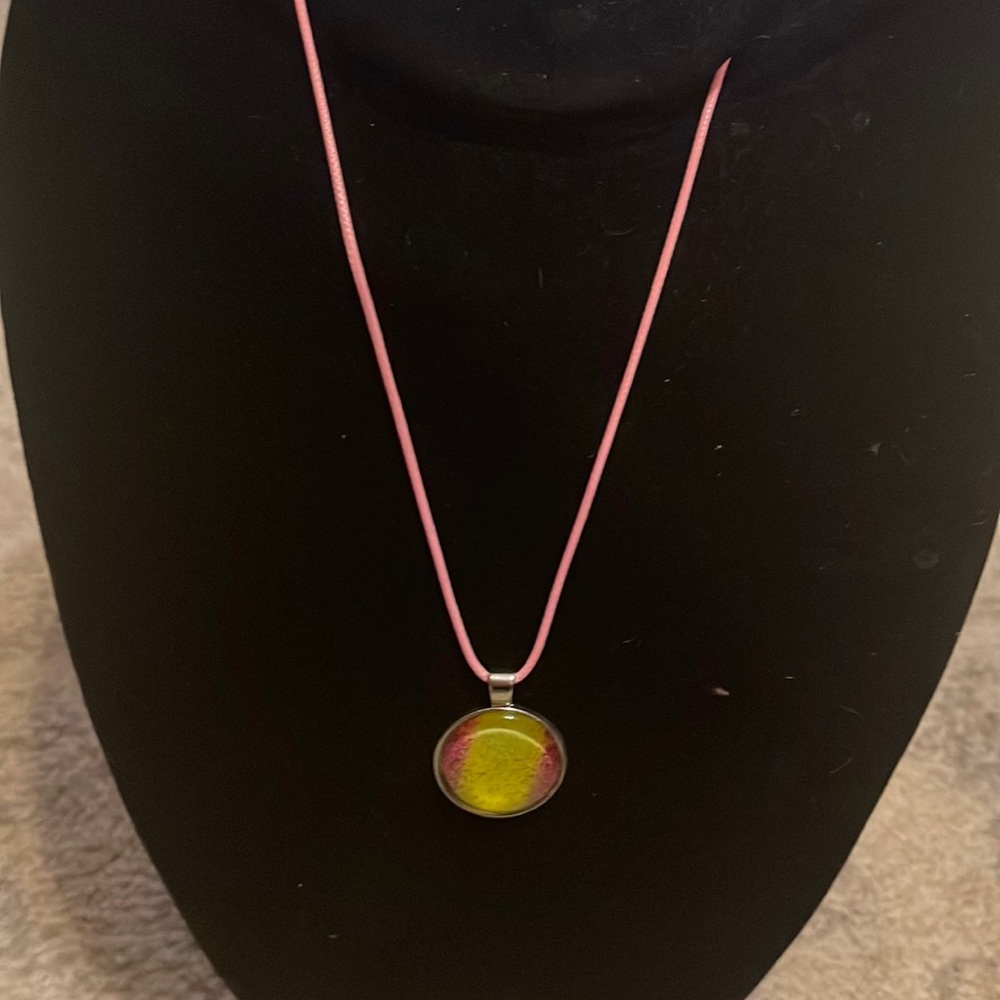 Yellow and Purple Necklace